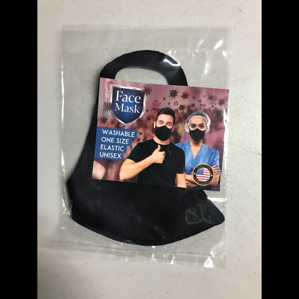 washable face mask hand made